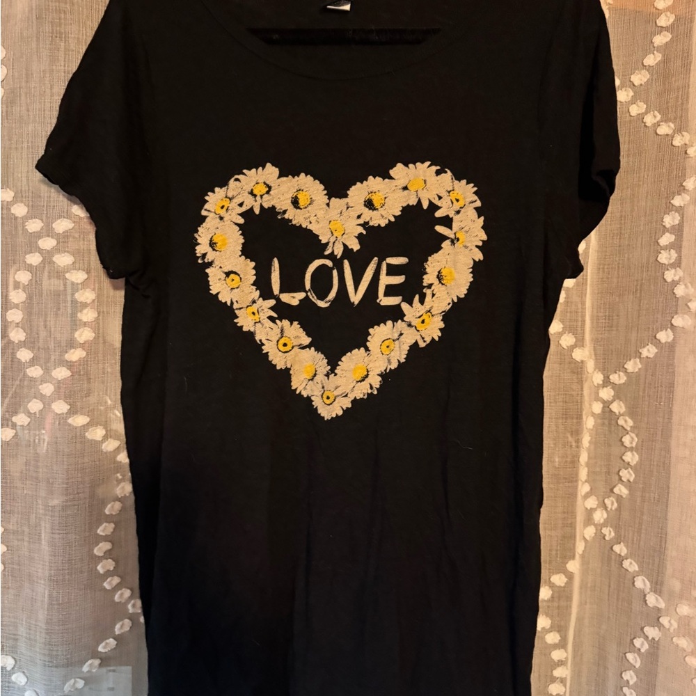 Torrid Black Heart Love Women's Top